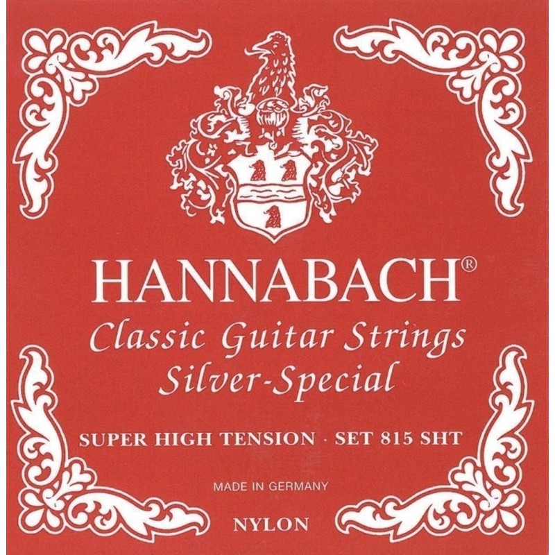 Hannabach 7164869 Struny do gitary klasycznej Serie 815 Super High Tension Silver Special